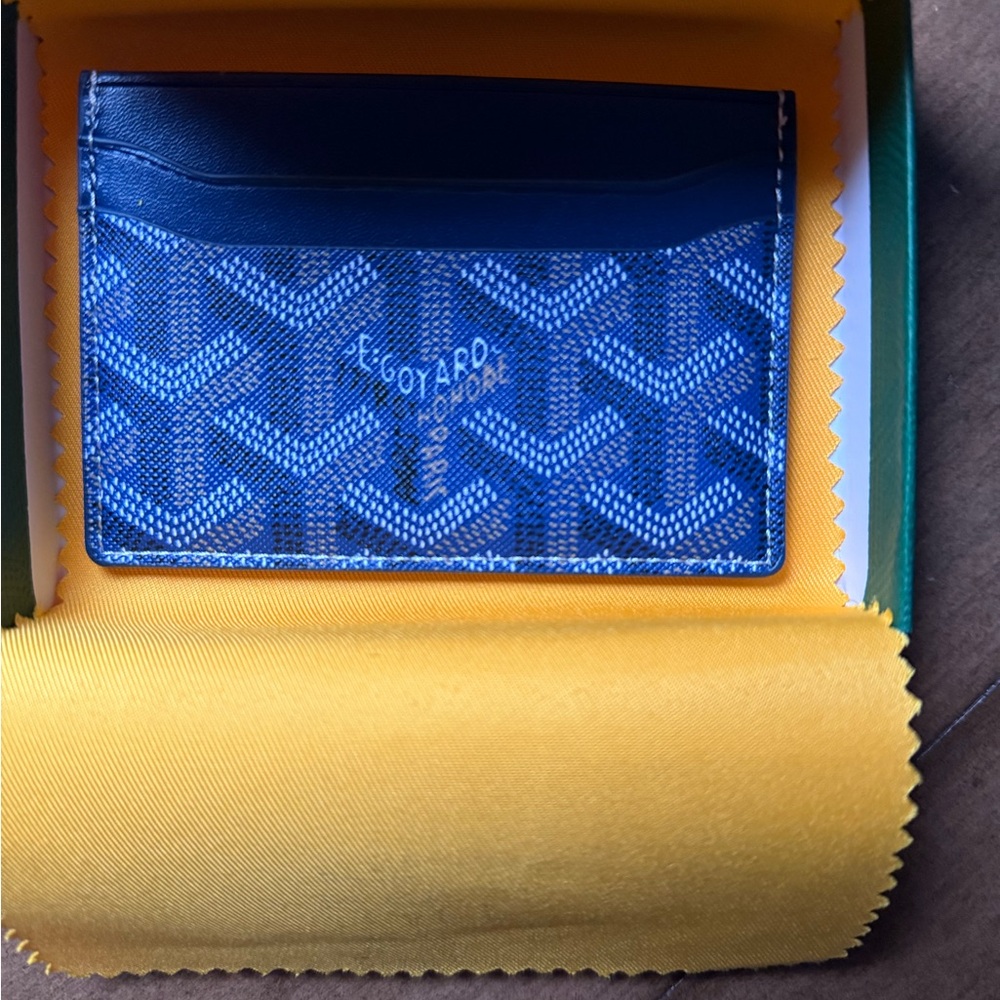 Goyard Blue Card Holder